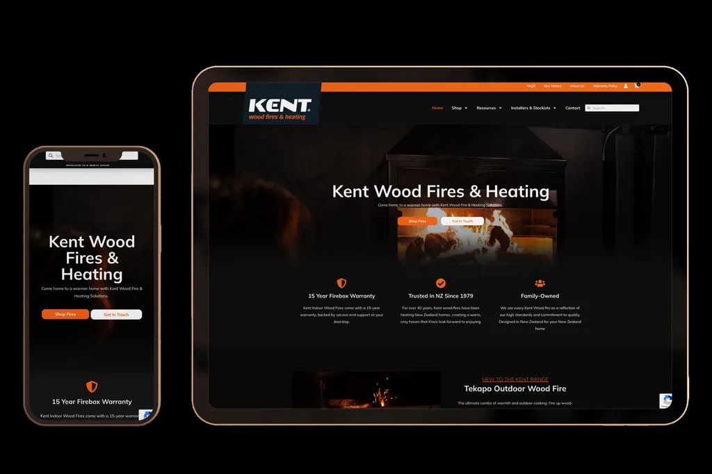 kent.co.nz website design project