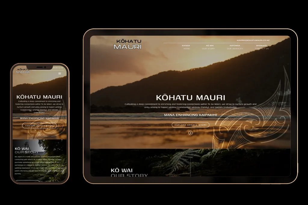 kohatumauri.co.nz website design project