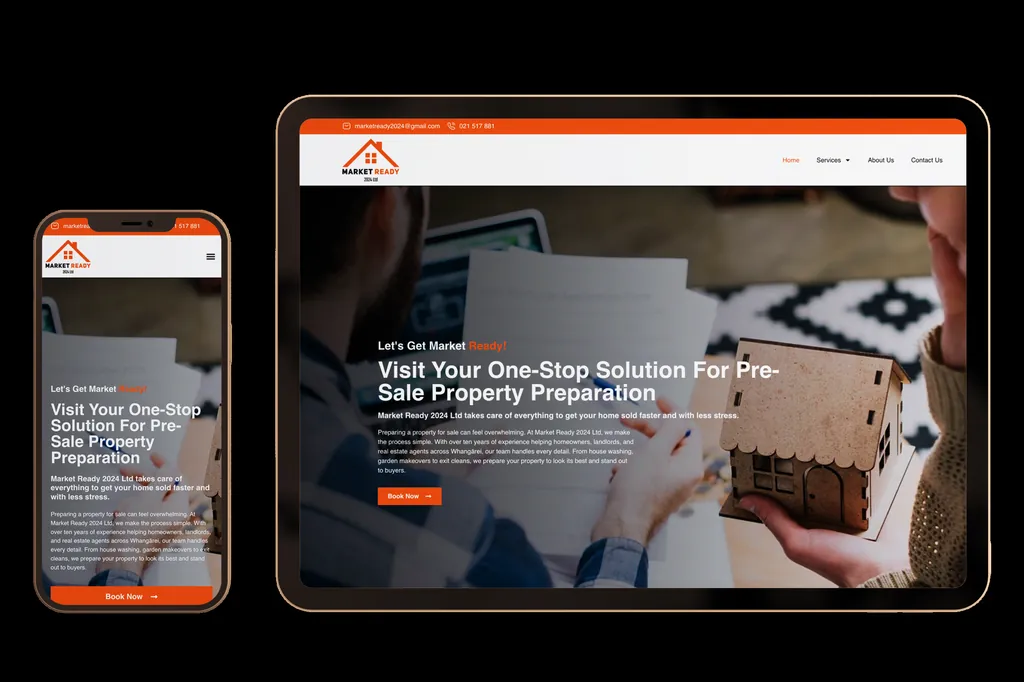 marketready2024ltd.co.nz website design project